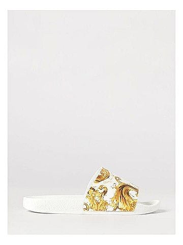 Versace Printed Rubber Slide Sandals (view 2)