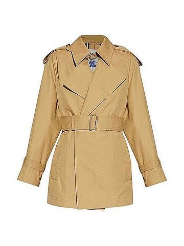 Burberry Gabardine Trench Coat Jacket (view 1)