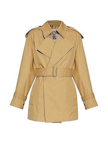 Burberry Gabardine Trench Coat Jacket (view 2)