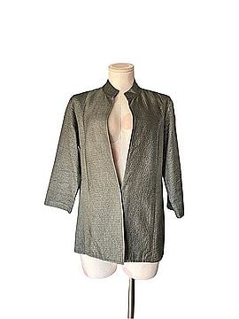 Eileen Fisher Textured Tussah Silk Open-Front Jacket Jacket (view 1)