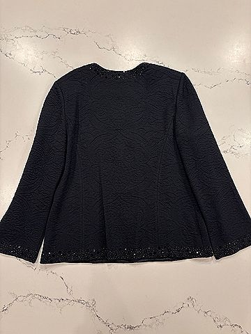St. John Black Shimmer Jacket (view 2)