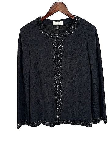 St. John Black Shimmer Jacket (view 1)