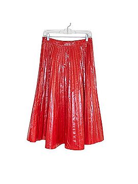 Proenza Schouler White Label Faux Leather Pleated Skirt Faux Leather Skirt (view 2)