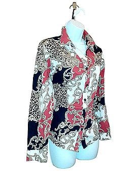 Chico's Chico's Long Sleeve Button-Down Shirt (view 2)