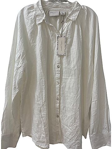 Laura Ashley classic Long Sleeve Button-Down Shirt (view 1)