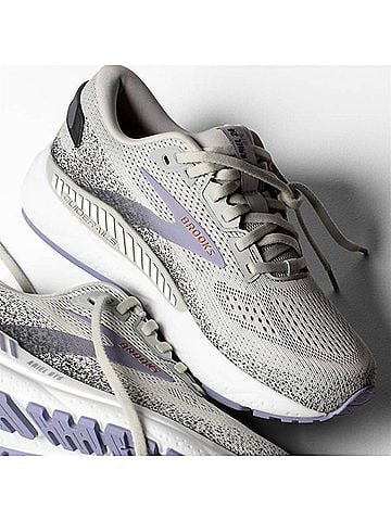 Brooks Women's Ariel Gts 24 Shoes in Mercury/Ebony/Sweet Lavender (view 2)