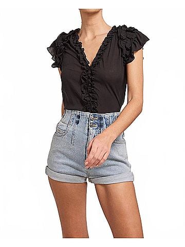 Generation Love Sia Voile Blouse in Black (view 2)