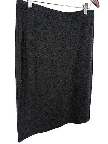 St. John Black Shimmer Formal Skirt (view 2)