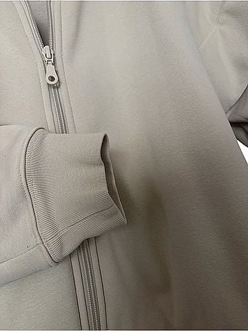 Girlfriend Collective Zip Front Relaxed Bomber Jacket (view 2)