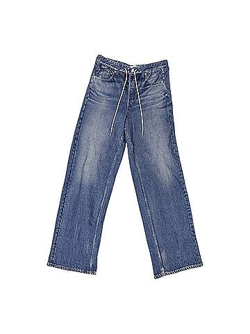 Rag & Bone Miramar High Rise Wide Leg Drawstring Terry Sweatpant in Ellis Jeans (view 2)