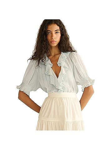 DÔEN Henri Short Sleeve Blouse (view 1)