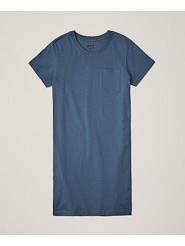 Pact French Navy Softspun Tee Dress (view 1)
