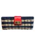 J.Crew Print Blue Orange Clutch One size - photo 1