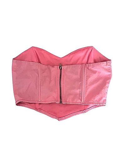 LA Hearts Corset Crop Top Tank Top (view 2)
