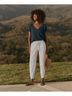 Pact Washed Blue Stretch Poplin Jogger Size M - photo 7