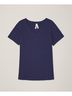 Pact Eclipse Purple Featherweight Slub V-Neck Tee Size S - photo 1