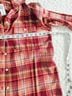 Old Navy Plaid Red Ivory Long Sleeve Button-Down Shirt Size S (tall) - photo 7