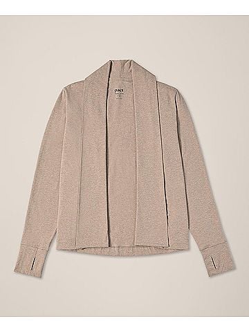 Pact Stucco Heather Luxe Essential Swing Cardigan (view 1)