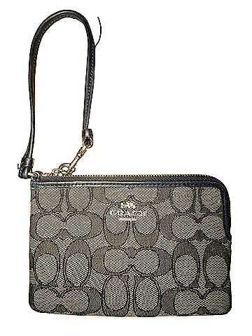 Coach corner zip Wristlet (view 1)