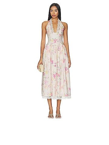 Lovers + Friends sally Midi Casual Dress (view 1)