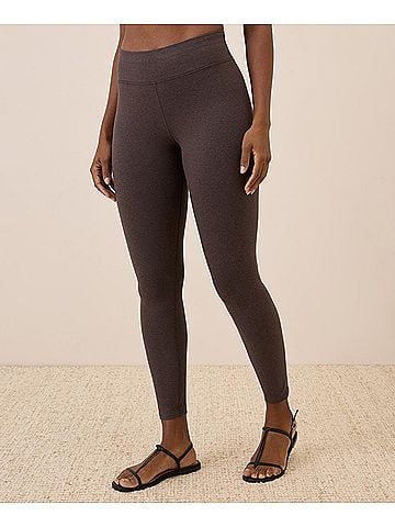 Pact Chocolate Heather On the Go-To Legging (view 2)
