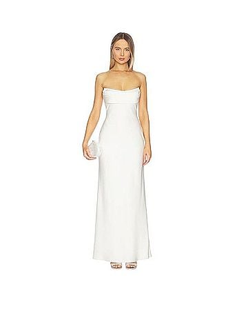 Runway Strapless Maxi Dress Casual Dress (view 2)