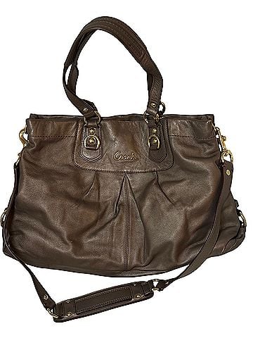 Coach Leather Tote (view 1)