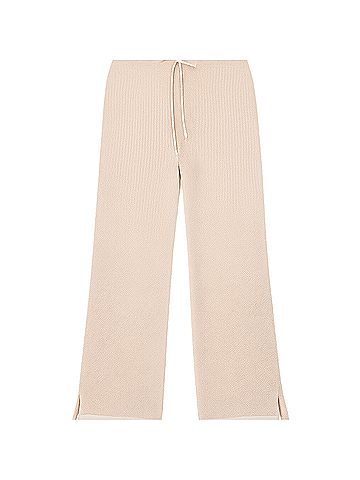 Pact Sandshell Beachside Crochet Knit Pant (view 1)