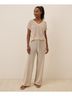 Pact Sandshell Beachside Crochet Knit Pant Size M - photo 3