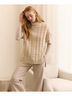 Pact Sandshell Cable Knit Poncho Size XS - photo 7