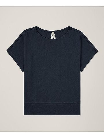 Pact Midnight Blue Airplane Dolman Top (view 1)