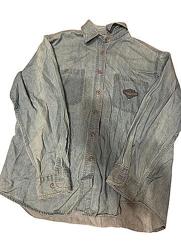 Harley Davidson Long Sleeve Button-Down Shirt (view 1)
