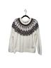 Old Navy Fair Isle Brown Ivory Pullover Sweater Size M - photo 1