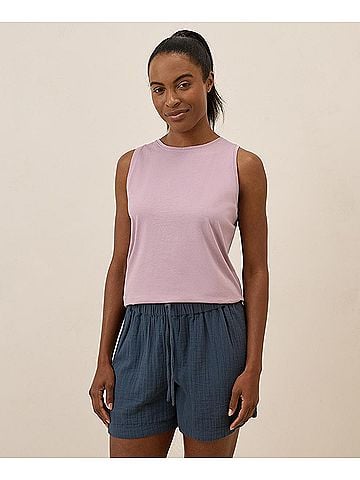 Pact Lavender Haze Softspun High Neck Tank (view 2)
