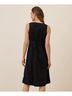 Pact Black Canopy Linen Blend Button-Front Dress Size 3X - photo 3
