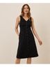 Pact Black Canopy Linen Blend Button-Front Dress Size 3X - photo 6