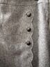 Talbots 100% Wool Gray Wool Skirt Size 14 - photo 6