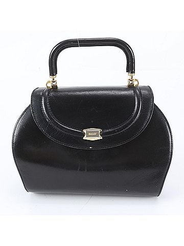 Bally Bally Leather Handbag, Black, Brand Name, Women's (view 1)