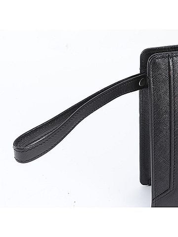 Burberry Burberry Leather Second Bag Clutch Pouch Black Men's (view 2)