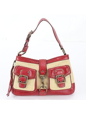 Coach Coach Legacy Hobo Straw 105 Leather Shoulder Bag Tote Handbag for Women (view 1)