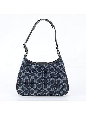 Coach Coach Denim Signature 8139 Leather Shoulder Bag, One-Shoulder Tote Bag for Women (view 1)
