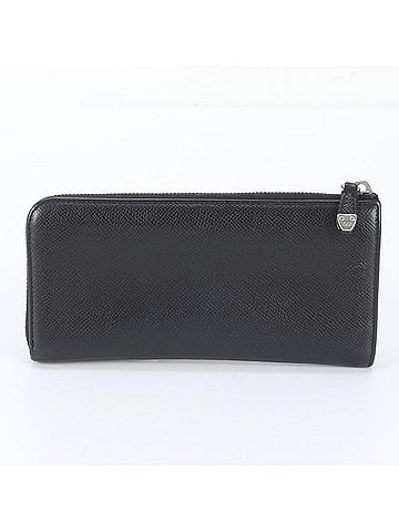 Tod's Tod's Leather Long Wallet, Round Zipper, Black, Silver Hardware, Women's (view 2)