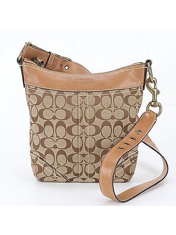 Coach Coach Signature 10402 Leather Shoulder Bag, Crossbody Handbag, Tote Bag for Women (view 1)