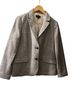 Talbots 100% Wool Gray Blazer Size 14 - photo 1