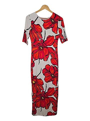 Milly Wildflower Rose Cocktail Dress (view 1)