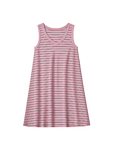 Pact Point Reyes Stripe Softspun A-Line Tank Dress (view 1)