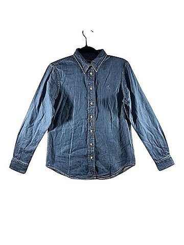 Lauren by Ralph Lauren BSR-Woven Shirt Long Sleeve T-Shirt (view 1)