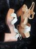 Sam Edelman White Brown Heels Size 10 - photo 4