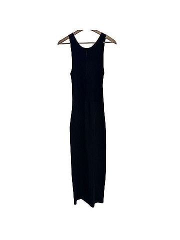 STAUD Sample Prototype Rare Bodycon V Neck Ribbed Knit Midi Maxi Dress Casual Dress (view 2)