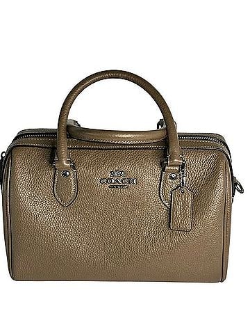 Coach Rowan Leather Satchel (view 1)
